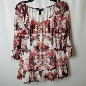 🍒INC International Concept Floral Top